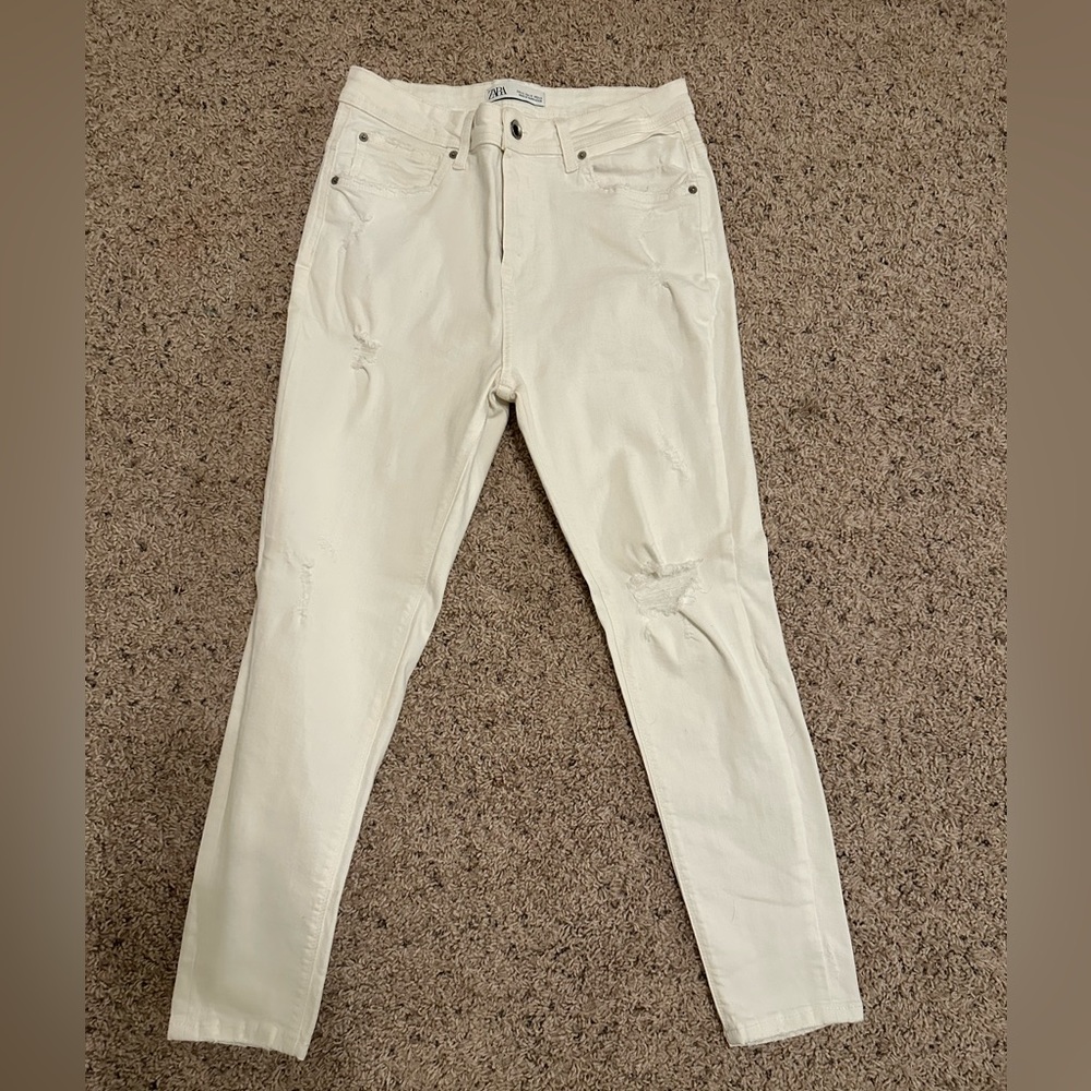 Men’s Zara White Skinny Jeans Size 32
